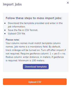 import jobs csv