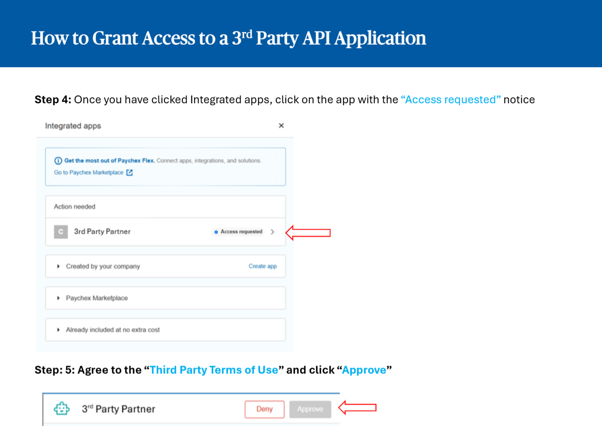 Paychex Flex API Integration