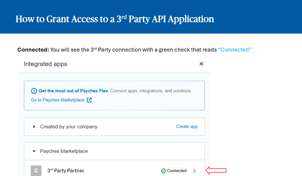 Paychex Flex API Integration