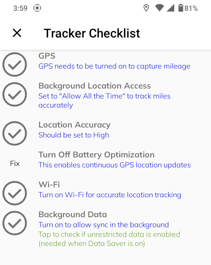 Ios Checklist Tracker Checklist for iOS and Android
