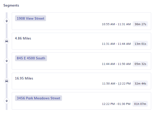 Segmented Tracking