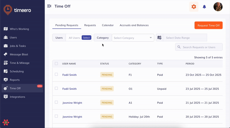 accrual and balances