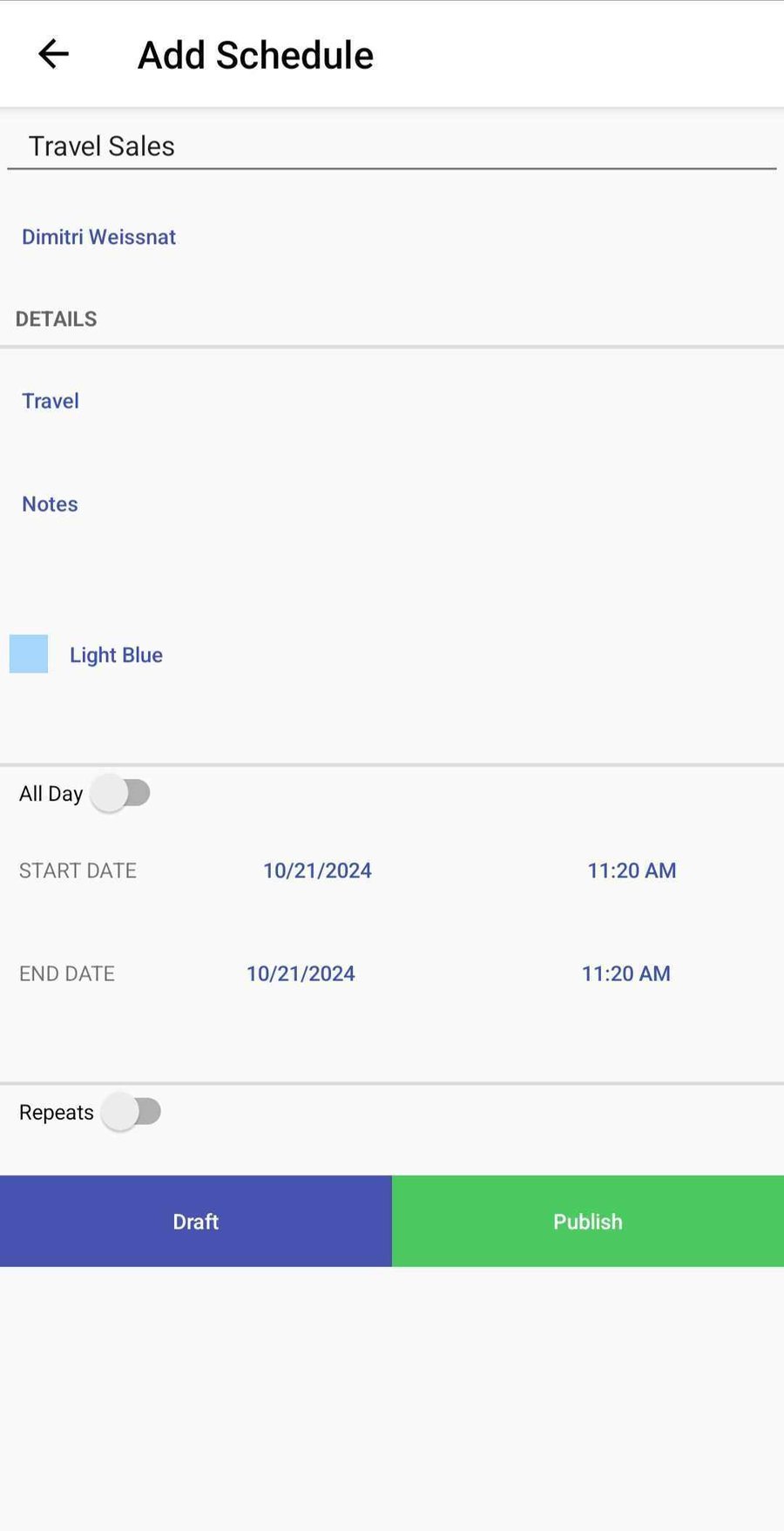 Scroll Schedule How to create & Use Scheduling