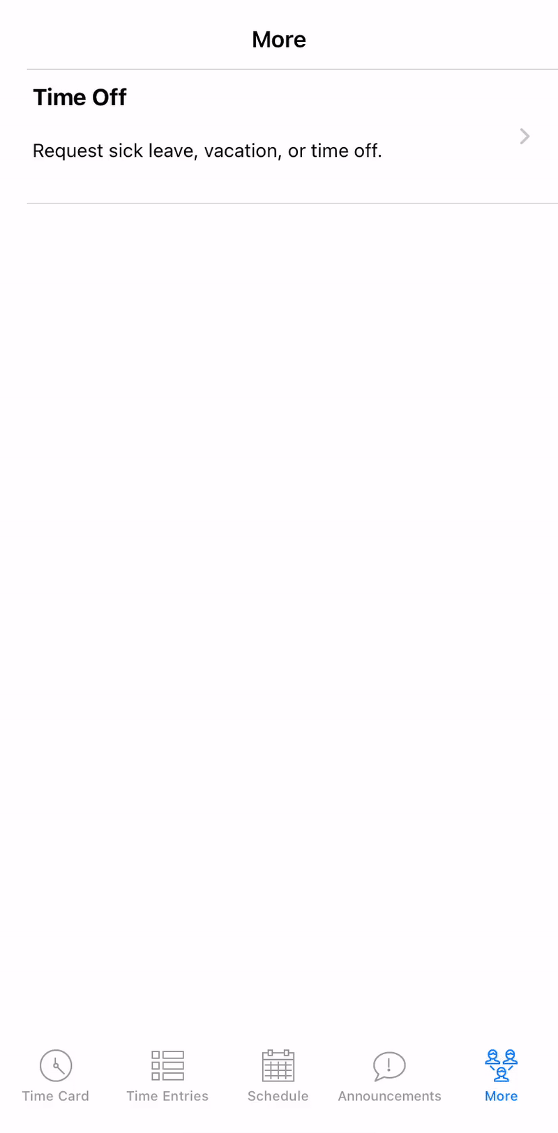 iOS cancel