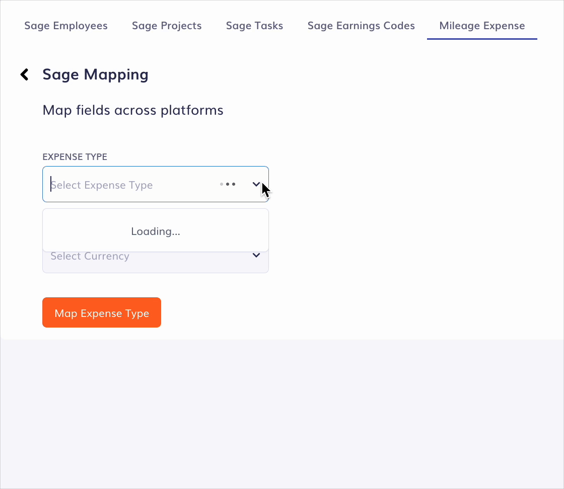 mileage expense mapping